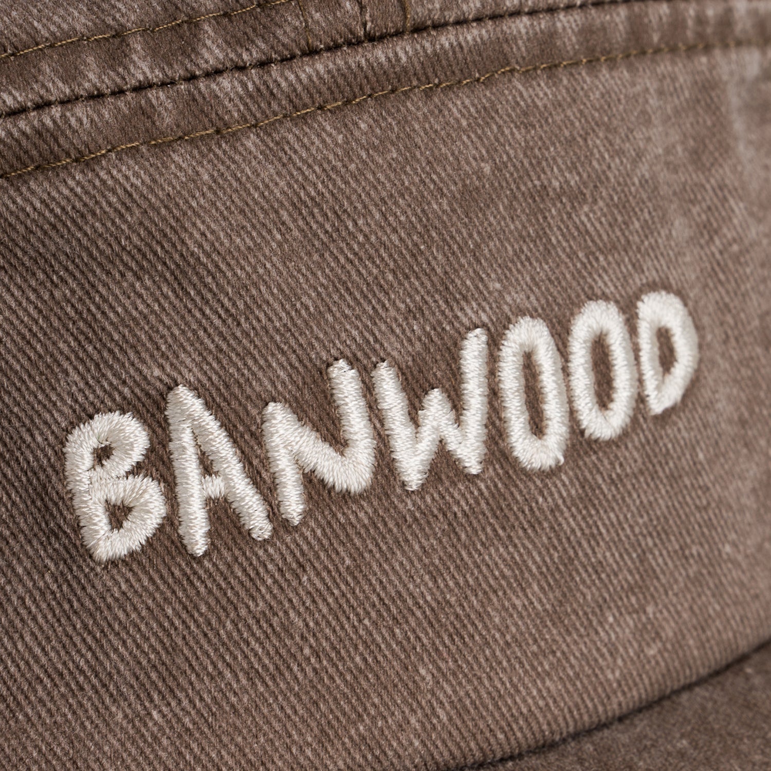 Washed 5 Panel Cap - Brown