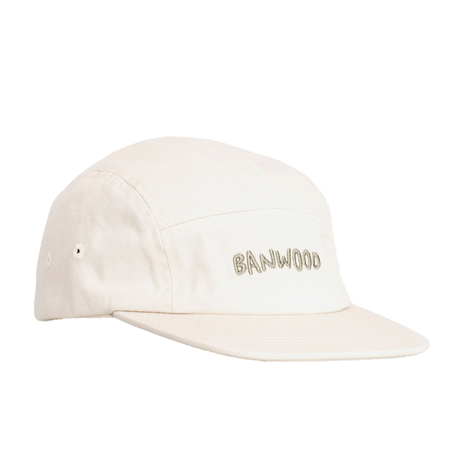 Washed 5 Panel Cap - Off White