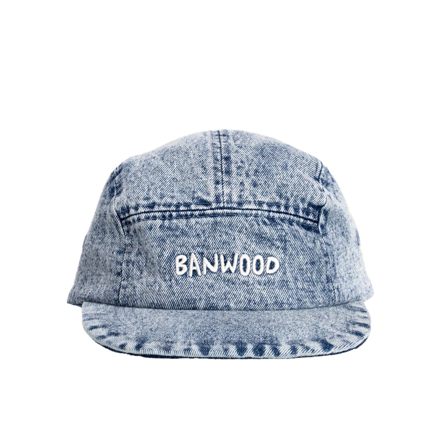 Washed 5 Panel Cap - Denim