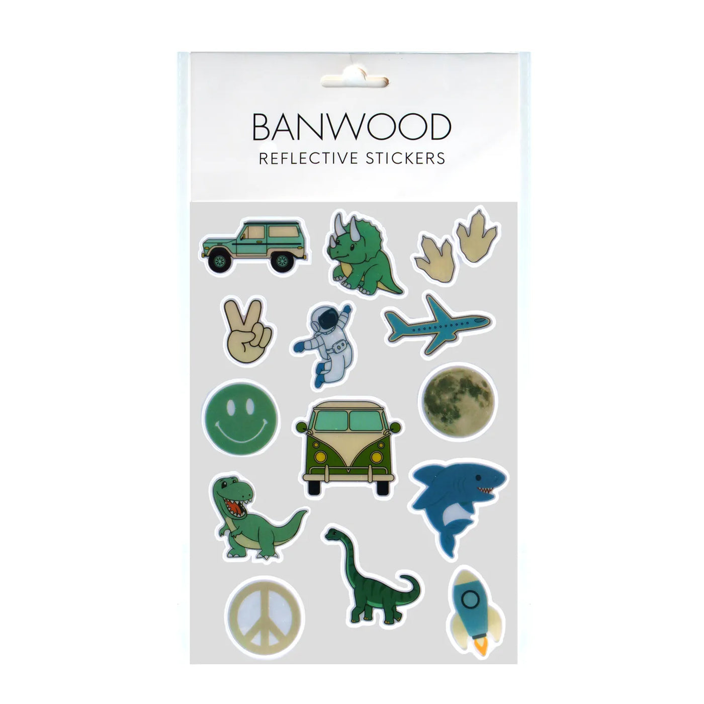 Reflective Stickers - Dinosaurs, Space & Adventure