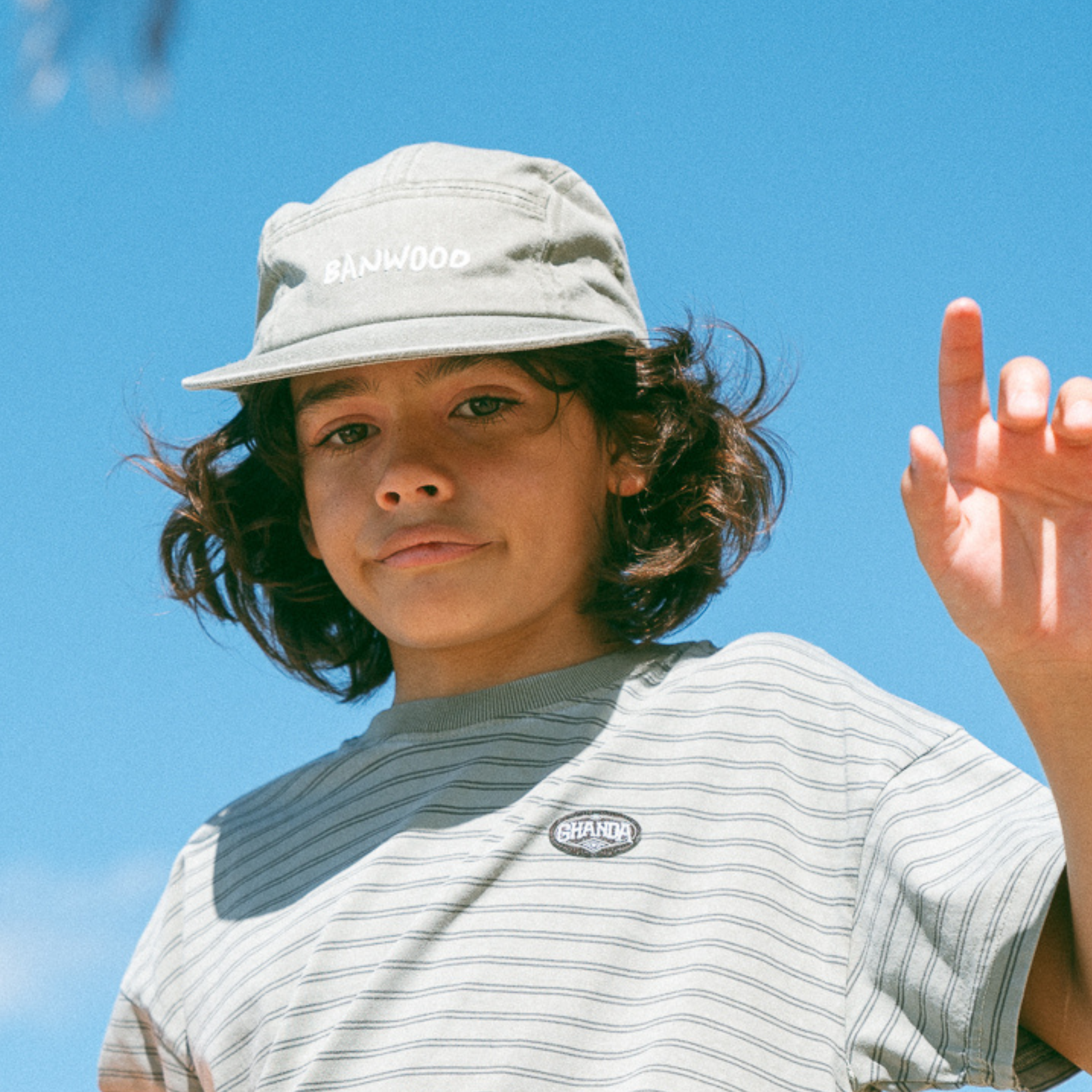 Washed 5 Panel Cap - Sage