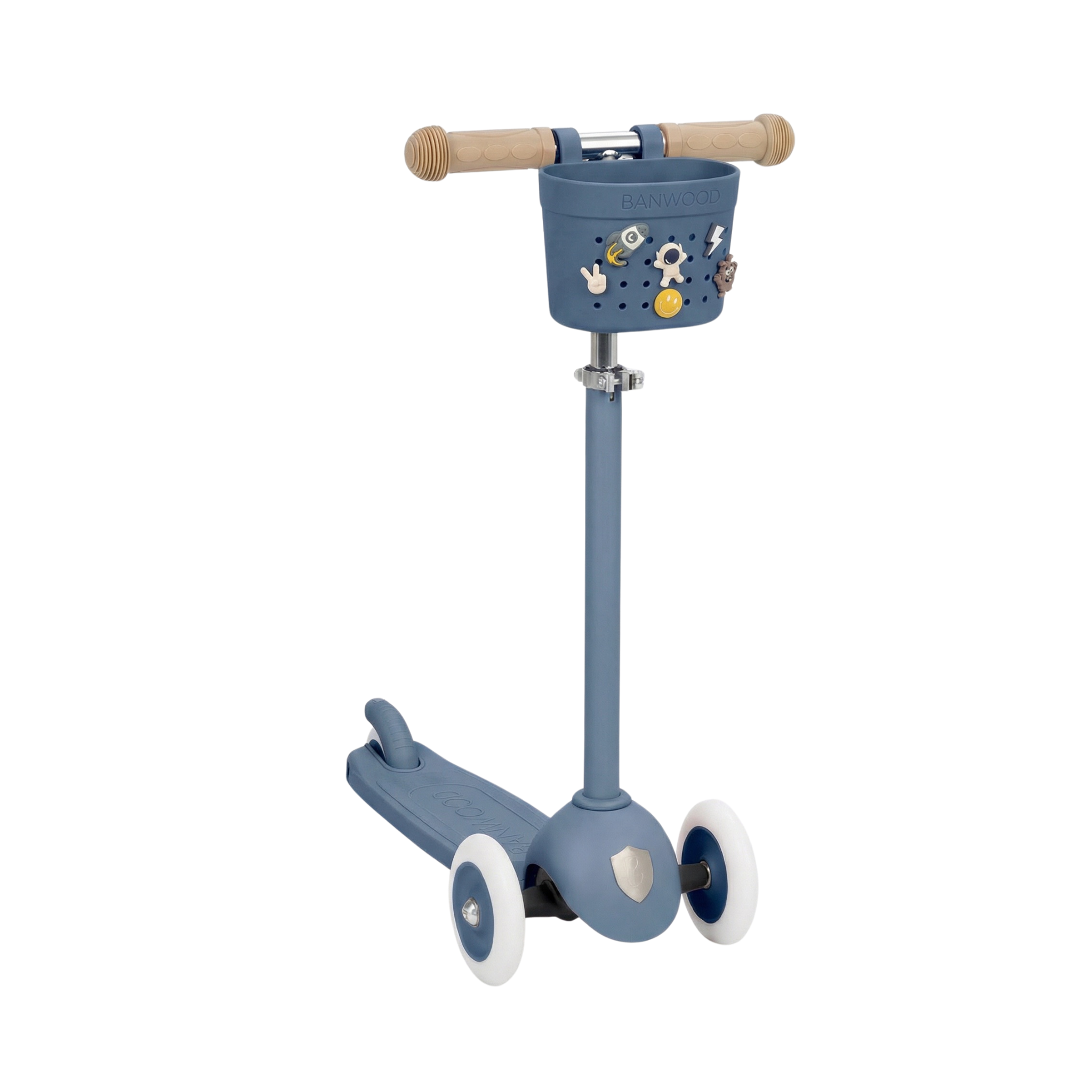 Pin & Ride Eco Scooter Basket - Deep Sea