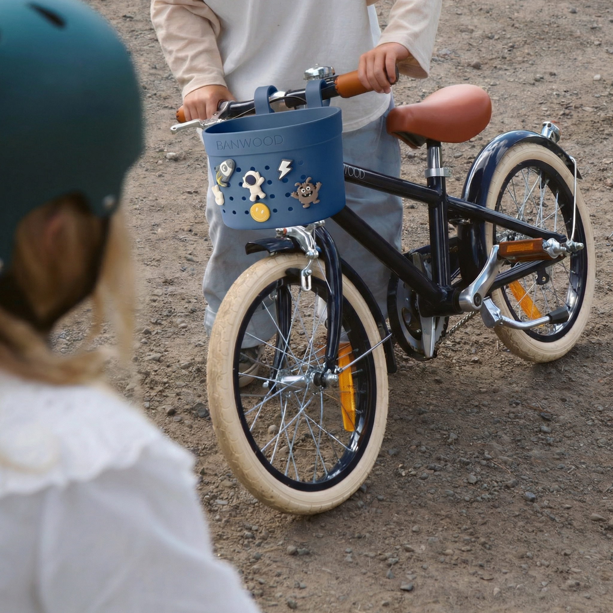 Pin & Ride Eco Scooter Basket - Deep Sea