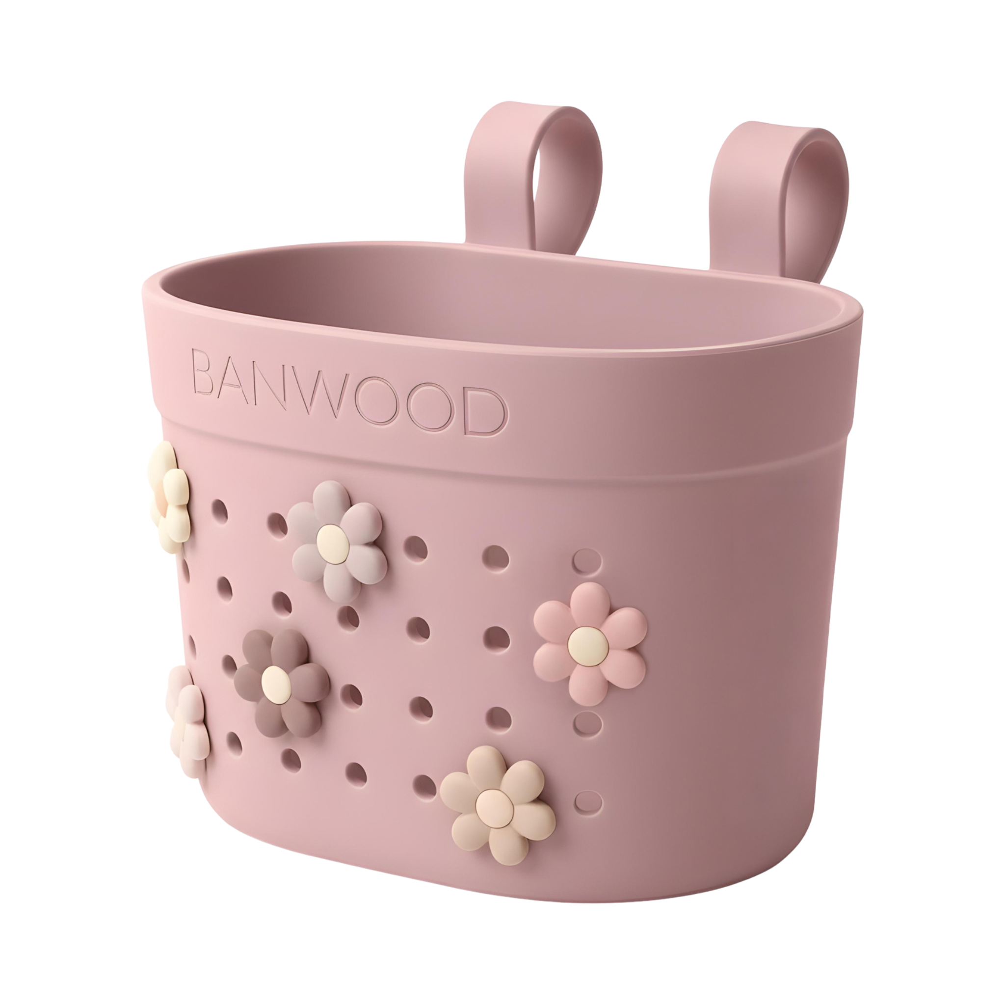 Pin & Ride Eco Scooter Basket - Dusty Rose