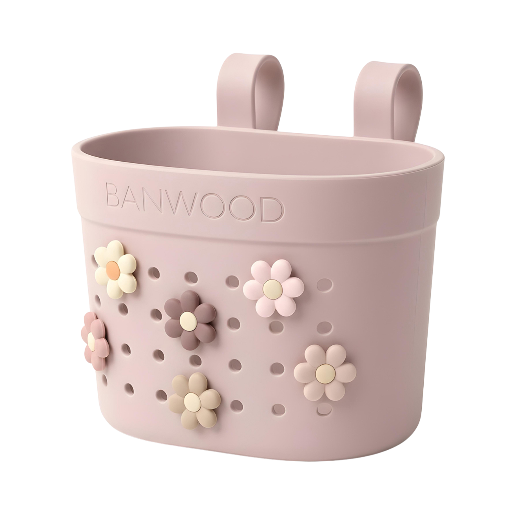 Pin & Ride Eco Scooter Basket - Faded Pink