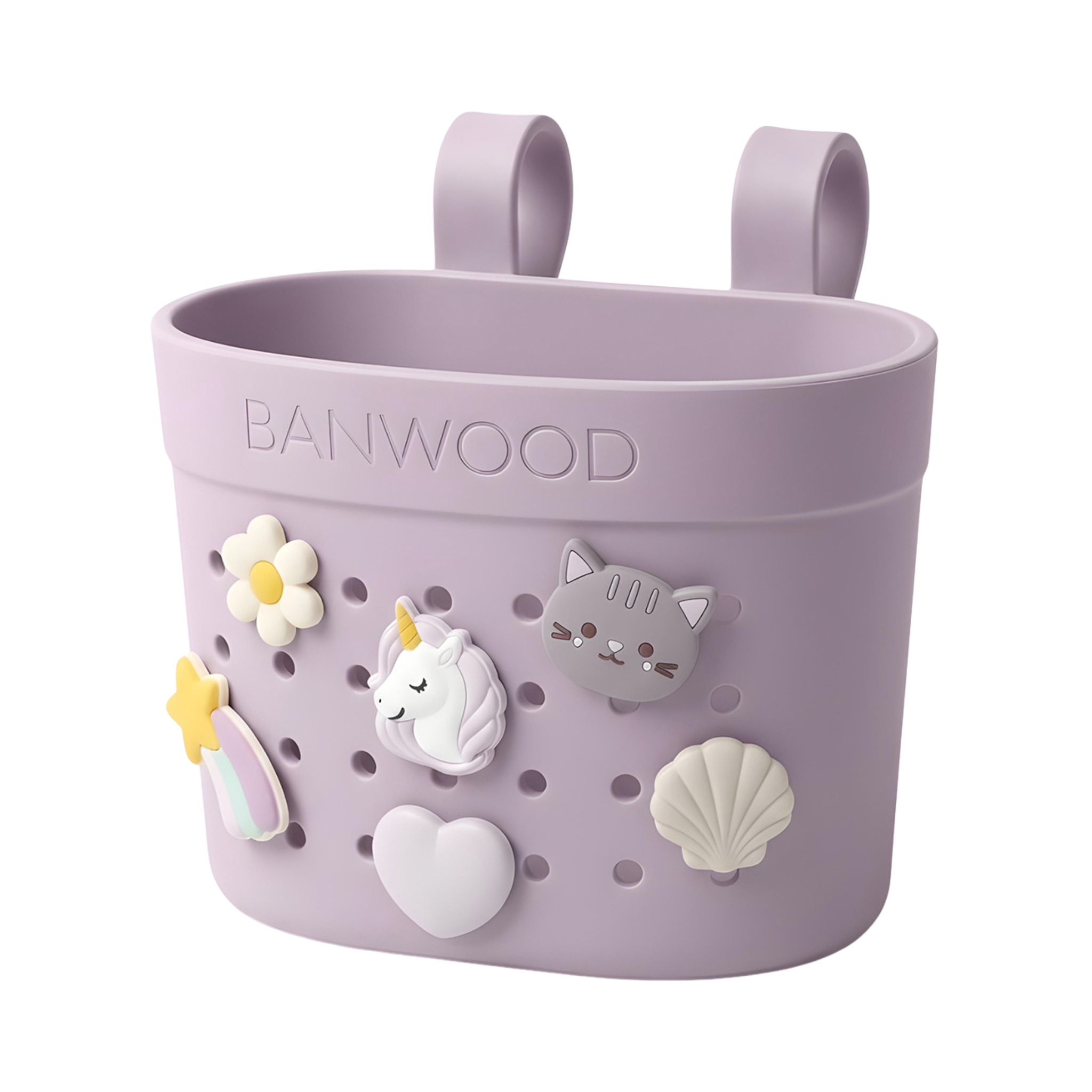 Pin & Ride Eco Scooter Basket - Lavender