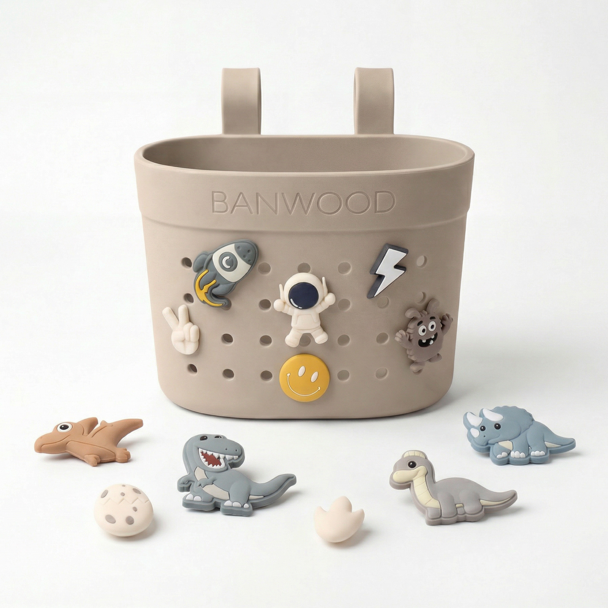 Pin & Ride Eco Scooter Basket - Sand