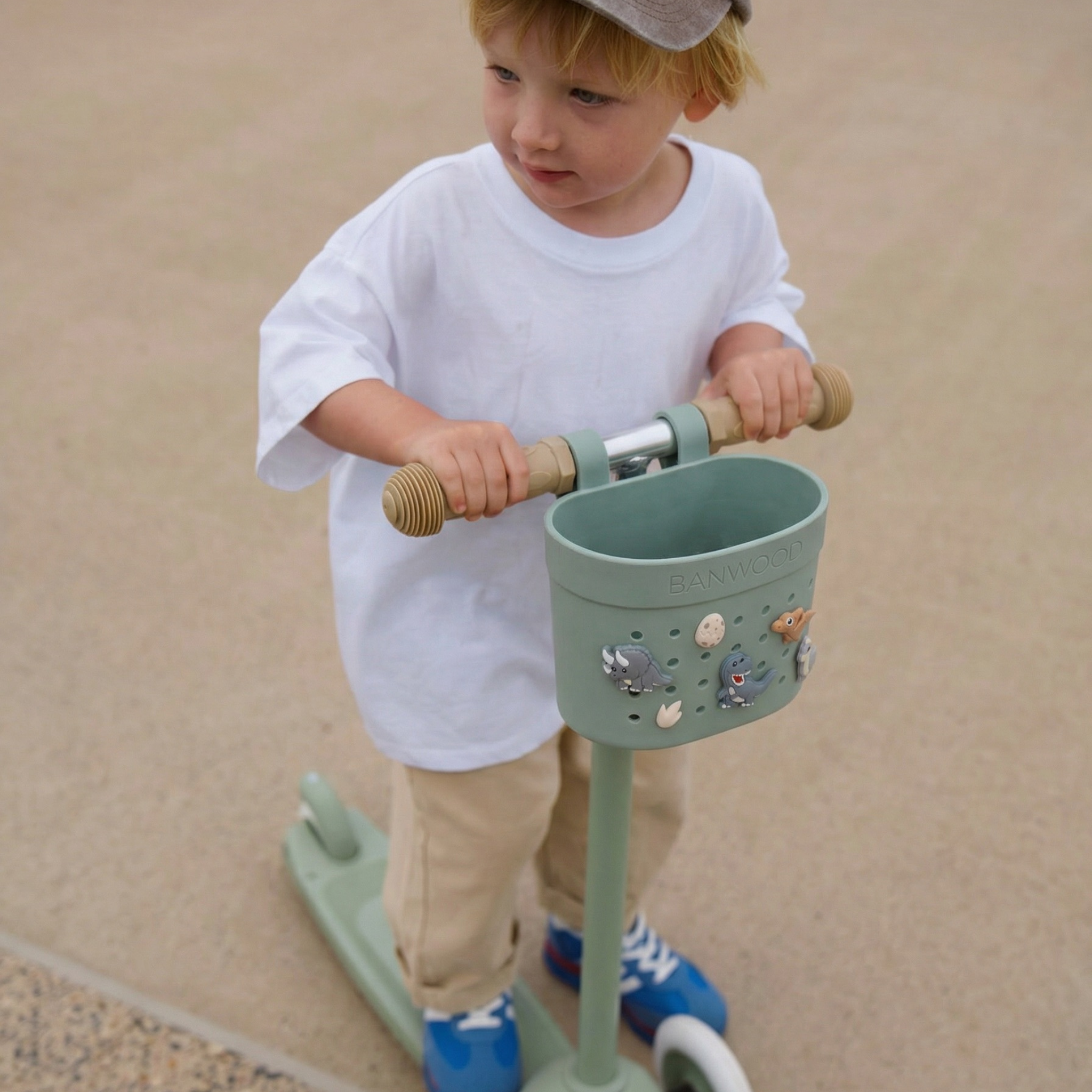 Pin & Ride Eco Scooter Basket - Teal