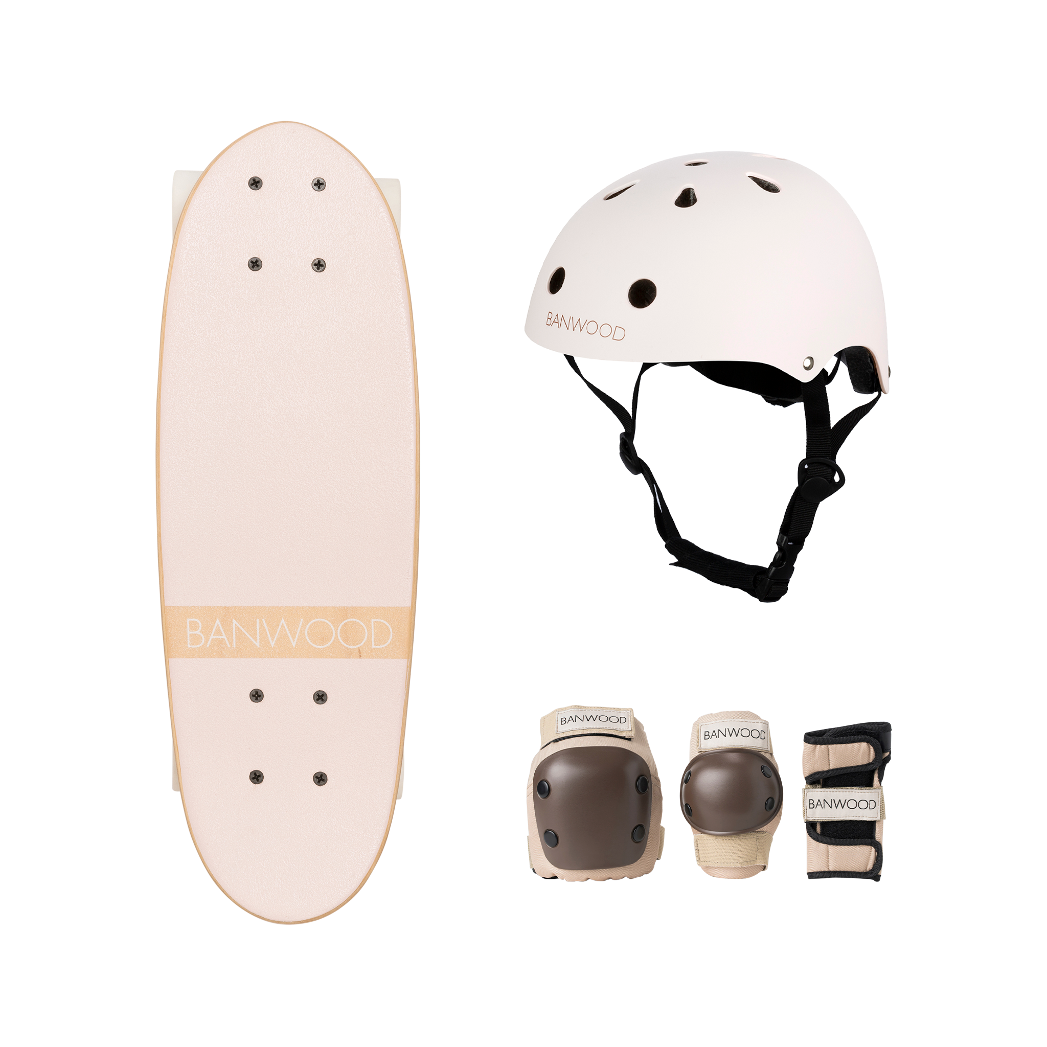 Essential Skateboard Bundle - Pink