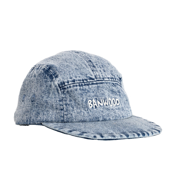 Washed 5 Panel Cap - Denim