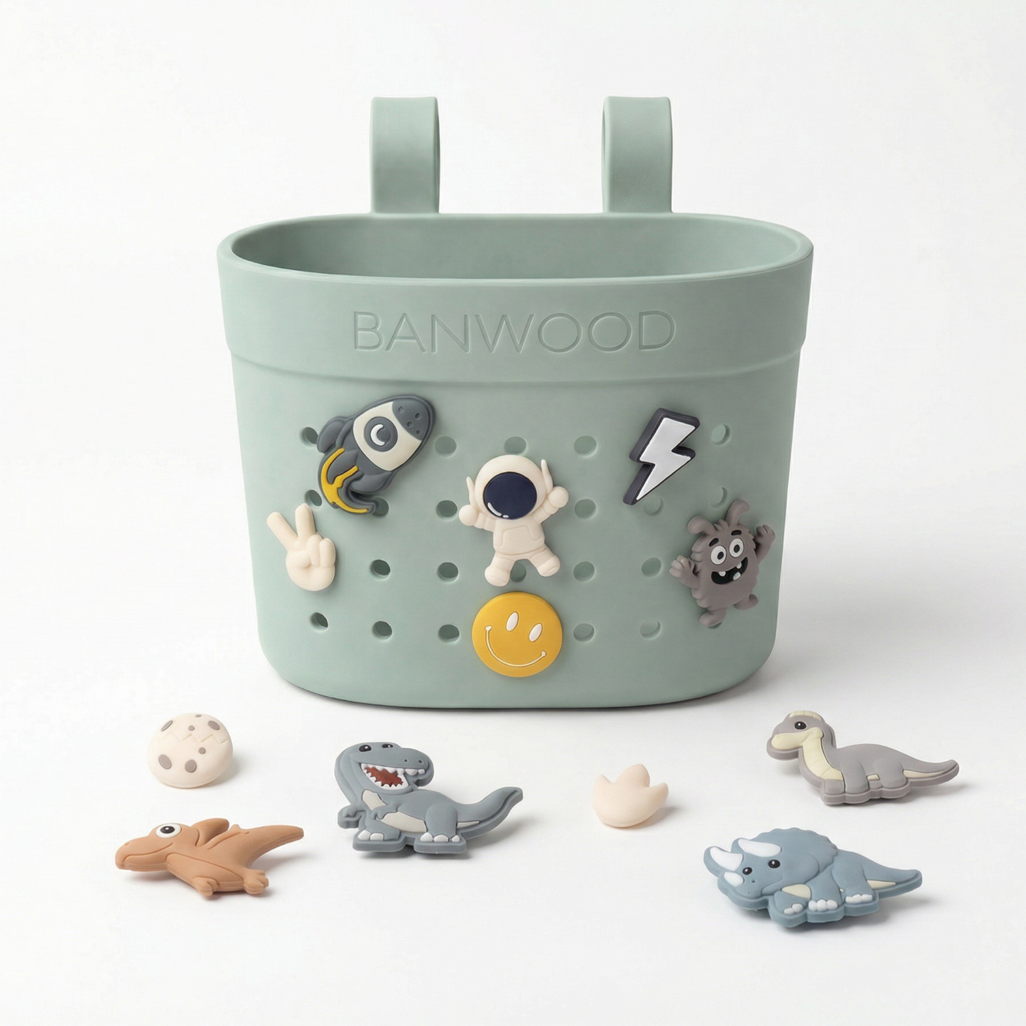 Pin & Ride Eco Scooter Basket - Clay