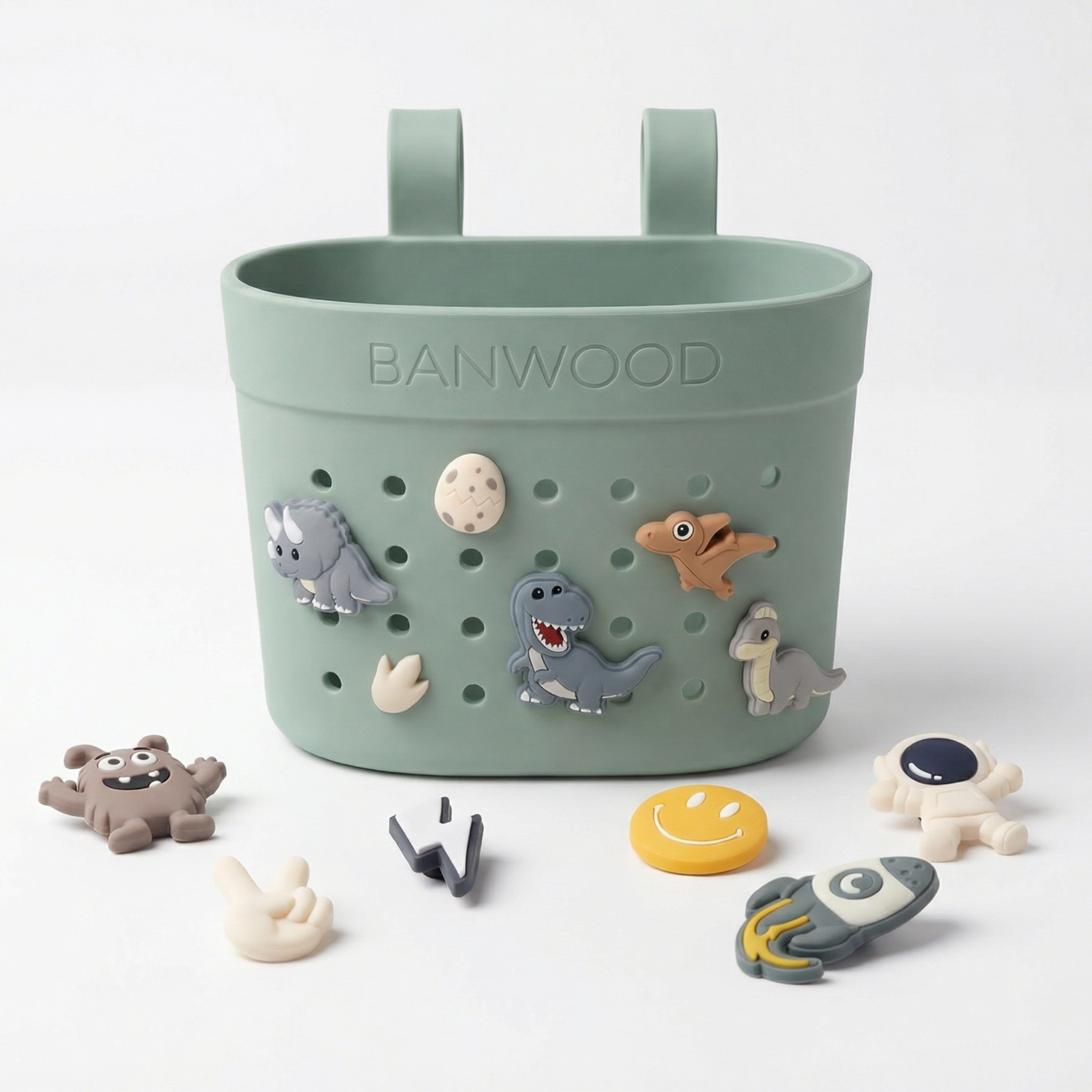 Pin & Ride Eco Scooter Basket - Clay