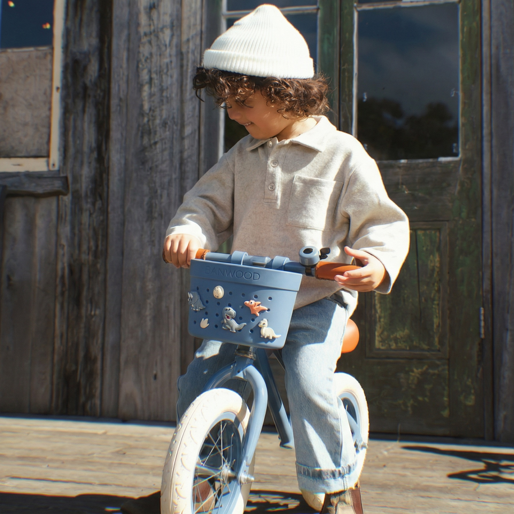 Pin & Ride Eco Scooter Basket - Deep Sea