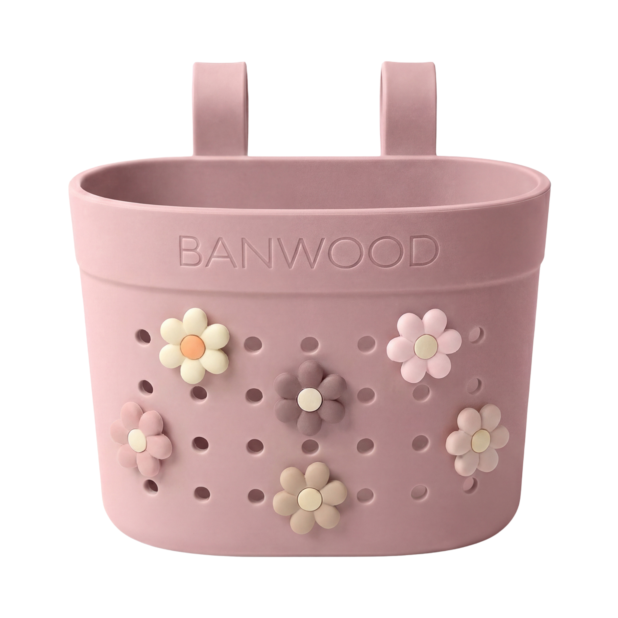 Pin & Ride Eco Scooter Basket - Dusty Rose