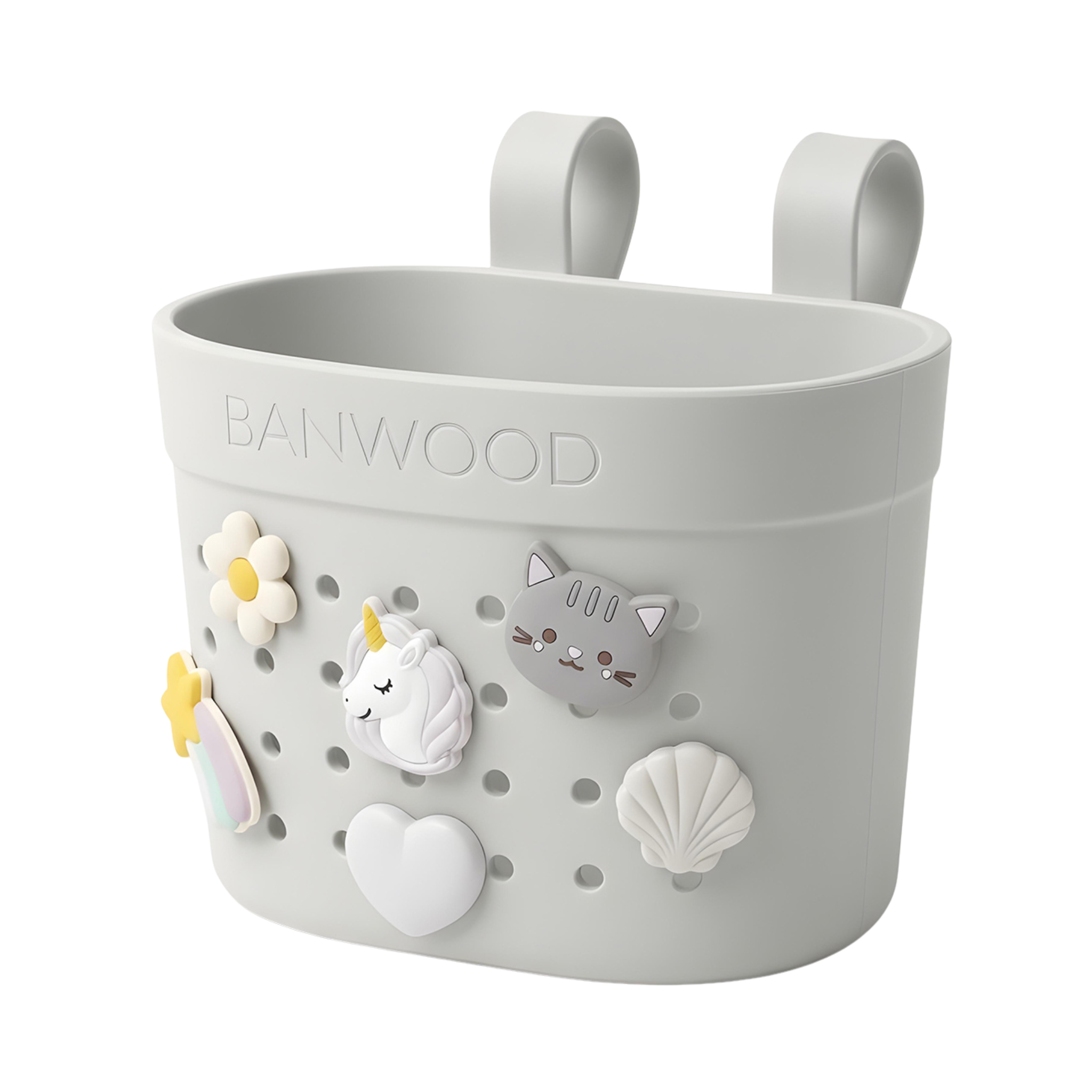 Pin & Ride Eco Scooter Basket - Ivory