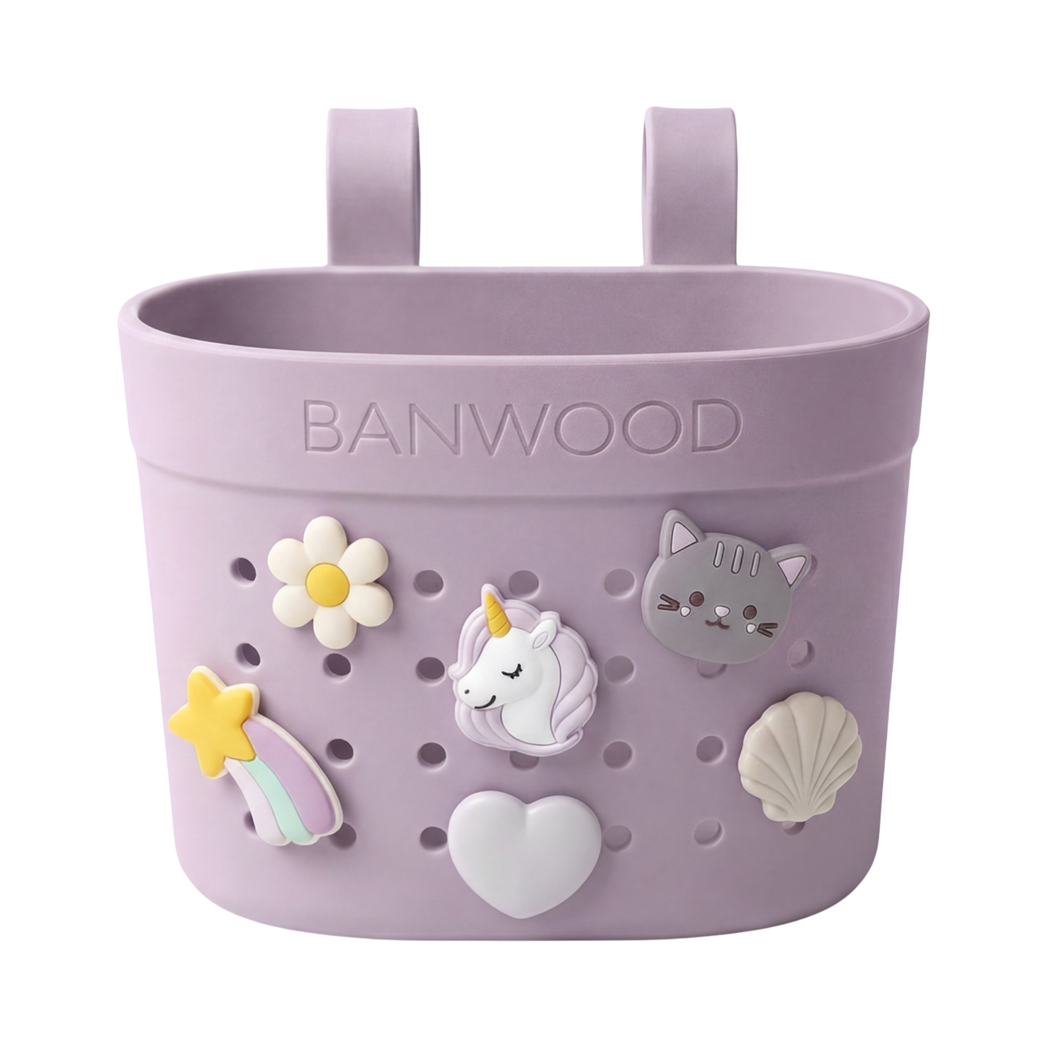 Pin & Ride Eco Scooter Basket - Lavender